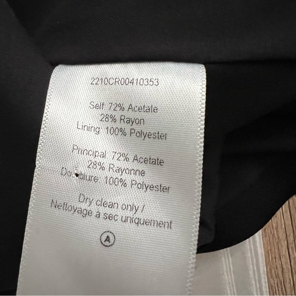 VERONICA BEARD | Jagger Crystal Embellished Piping Black Satin Dickey Jacket 4 - Picture 11 of 11